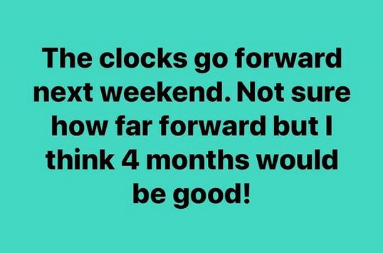 Clocks Go Forward
